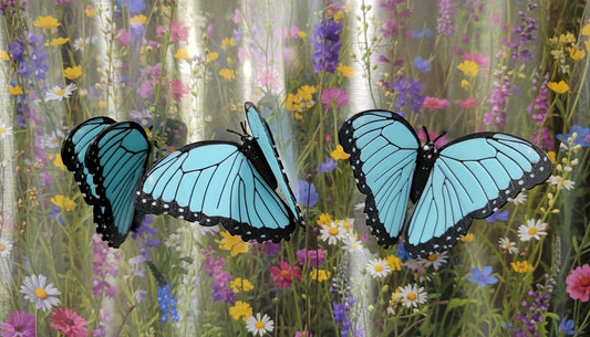 MAGNETIC BUTTERFLY MULTICOLORED