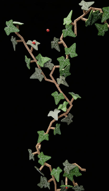 Magnetic Vines with Leaves