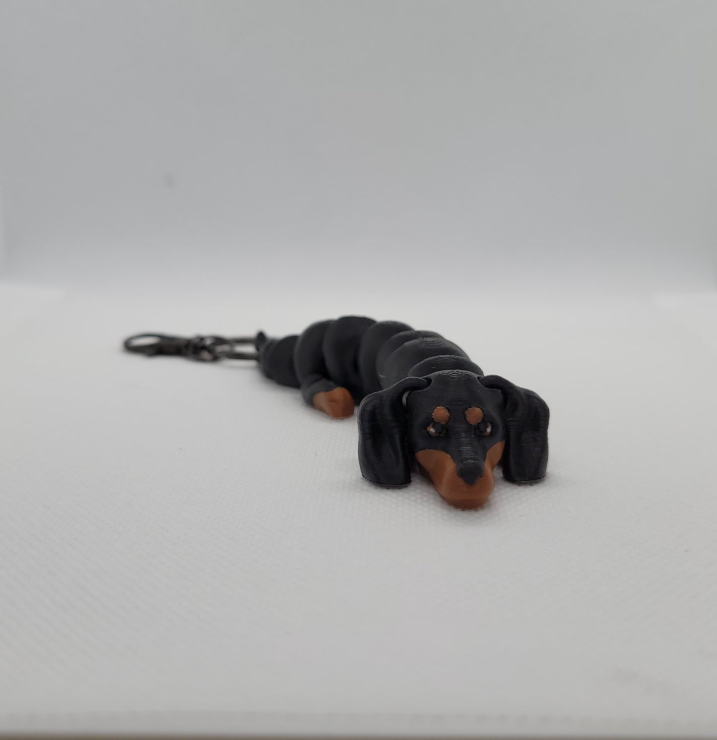 Articulated Dachshund keychain