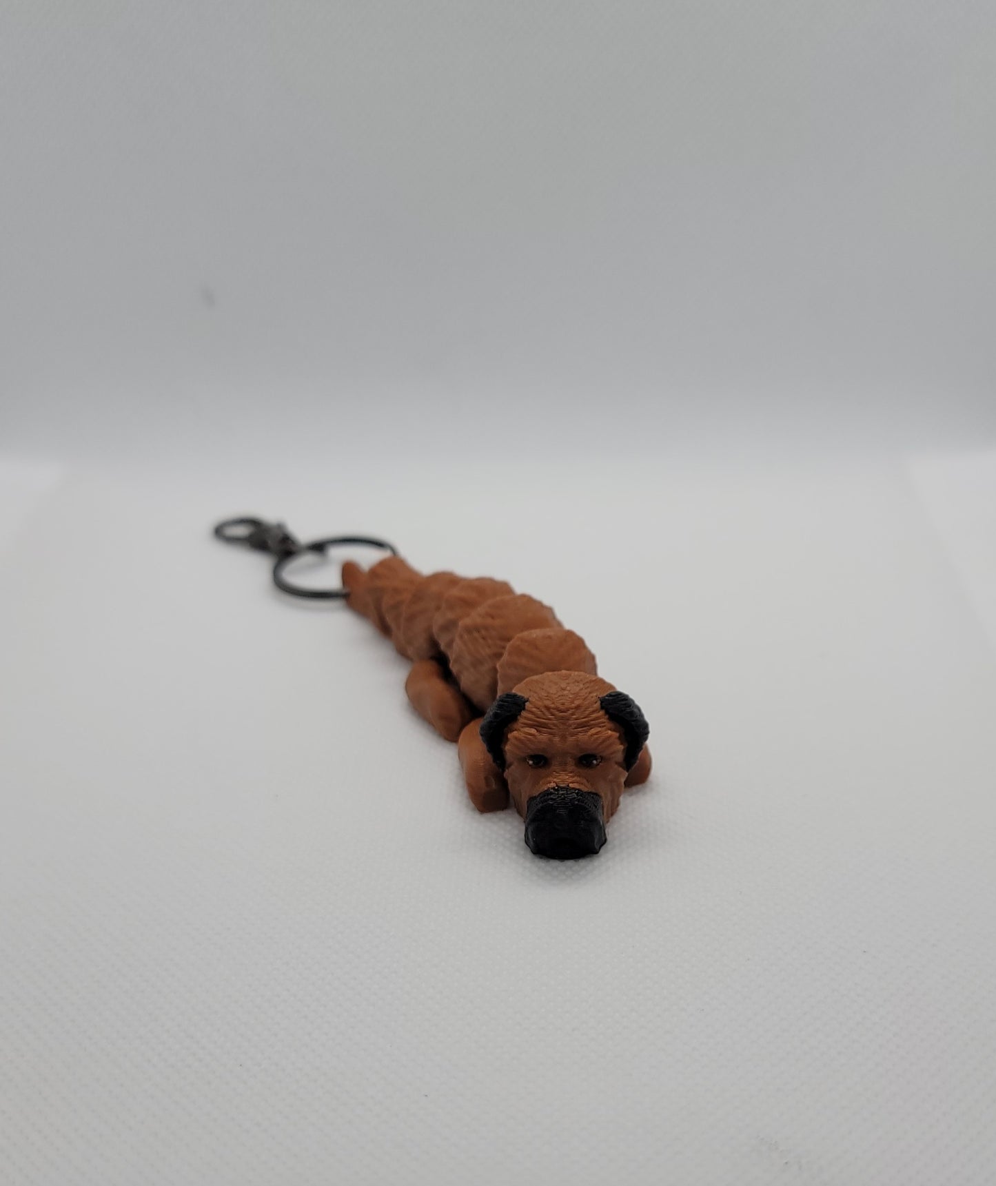 Articulated Brussels Griffon keychain