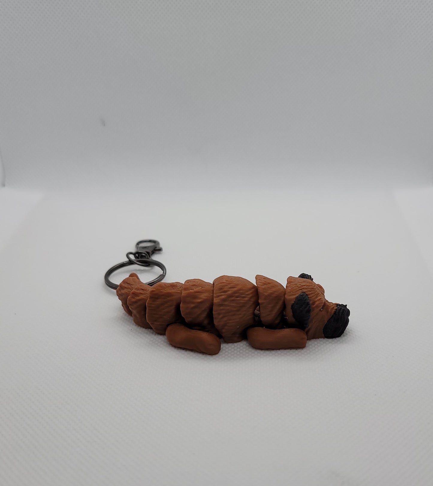 Articulated Brussels Griffon keychain