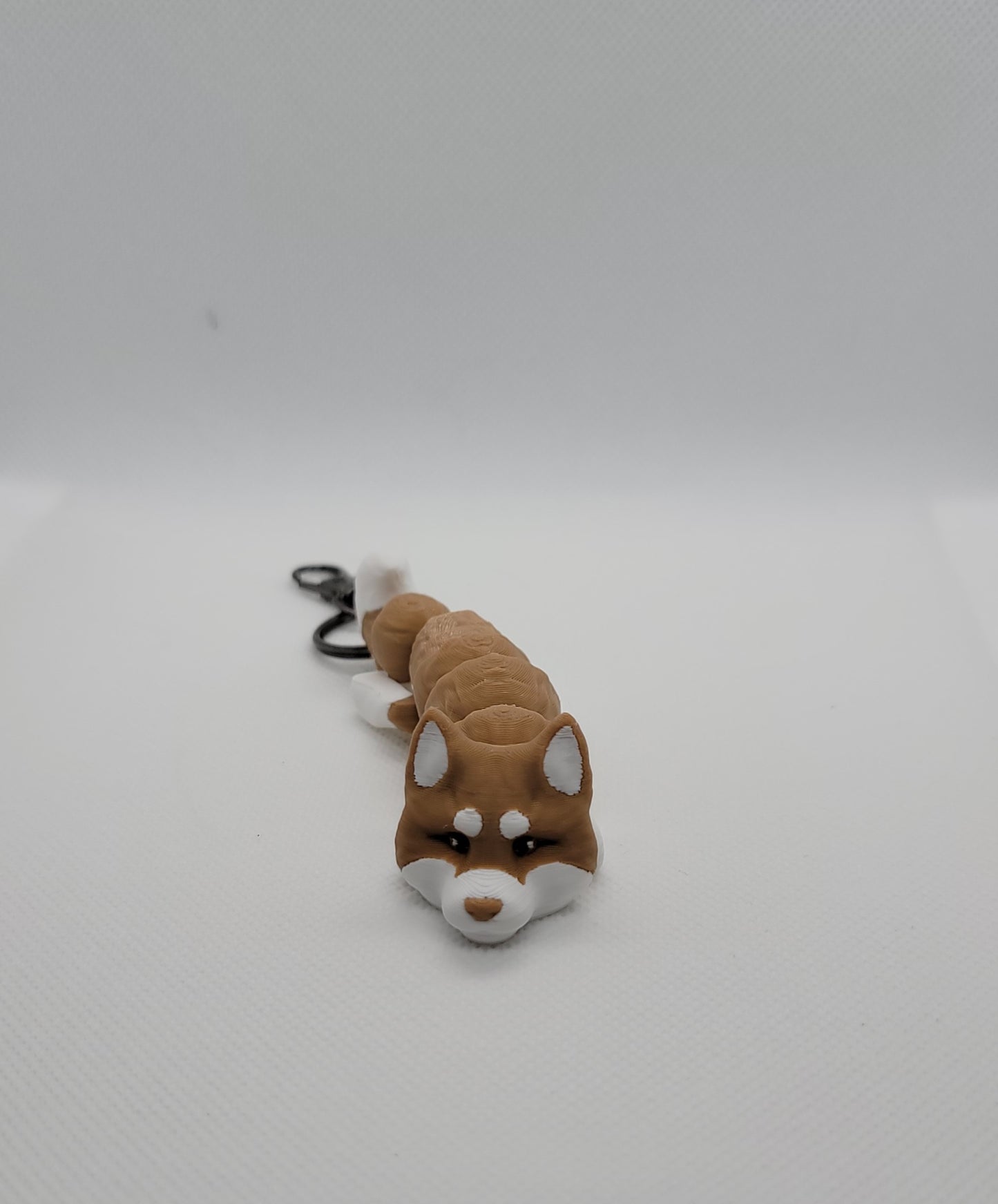 Articulated Alaskan Malamute keychain