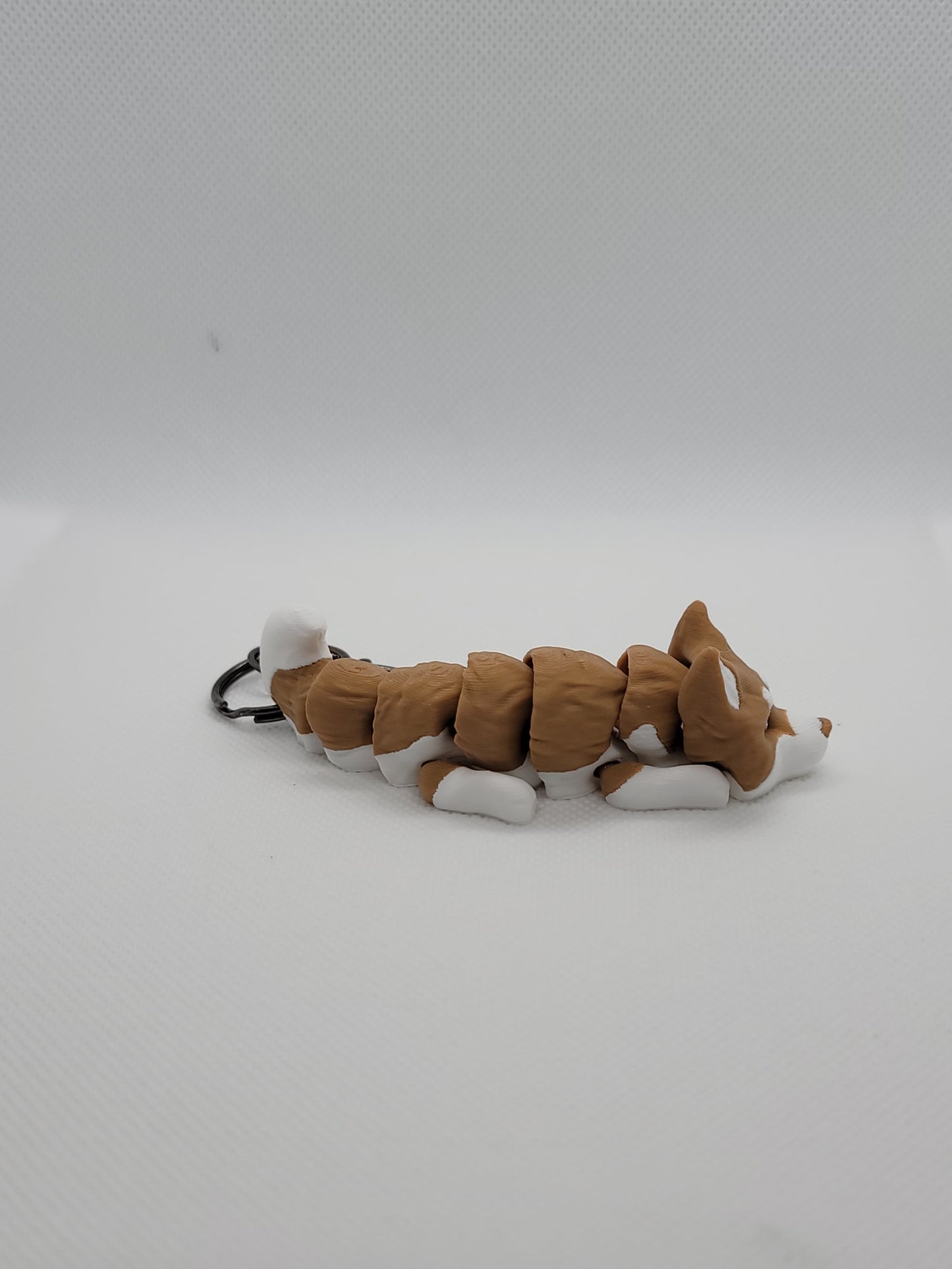 Articulated Alaskan Malamute keychain