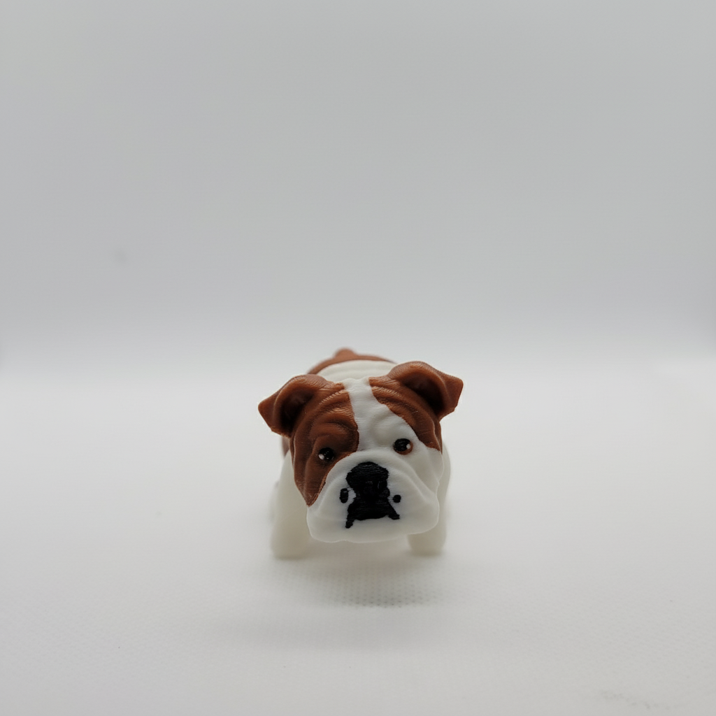 Articulated English Bulldog professional background